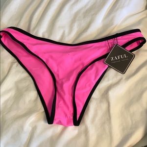 Zaful pink bikini bottoms